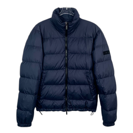 Dior Blue Black Logo Down Jacket