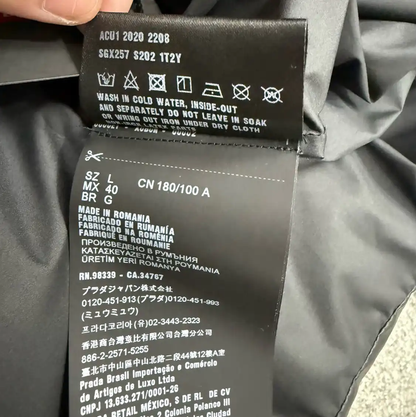 Prada Blue Down Jacket for Men