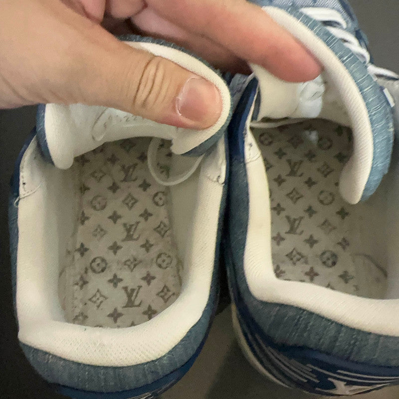 Louis Vuitton Denim Low Top Sneakers for Men 0079