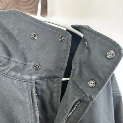 Stone Island Black Cotton Blend Jacket 0089