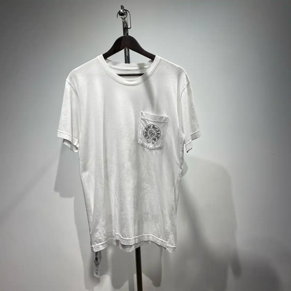 Chrome Hearts White Cotton Blend Men's T-Shirt 0089