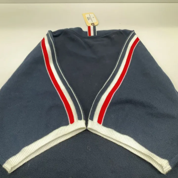 Thom Browne Color-Block Short Sleeve T-Shirt