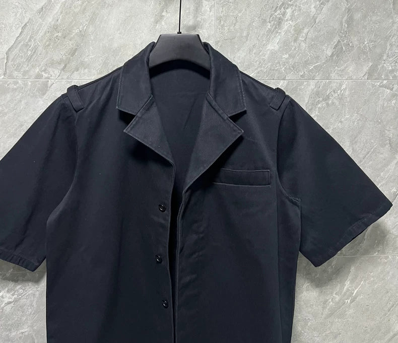 Prada Short Sleeve Button-Up Shirt for Men