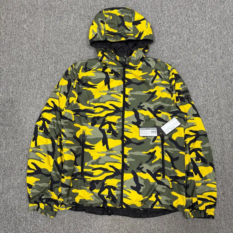 Prada Camo Print Nylon Jacket for Men