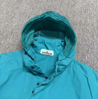 Stone Island Men's Long Sleeve Jacket in Green 0089