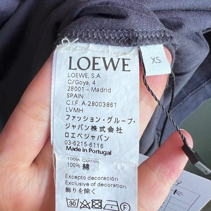 Loewe Men's XS Blue Cotton T-Shirt 0089
