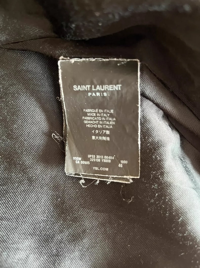 Saint Laurent AW13 Teddy Jacket