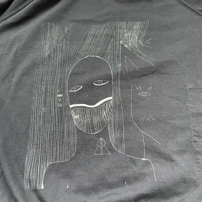 Rick Owens Black Cotton Sweatshirt for Men 0089