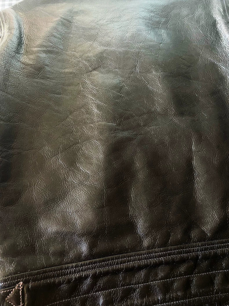 Black Leather Jacket by Freewheelers