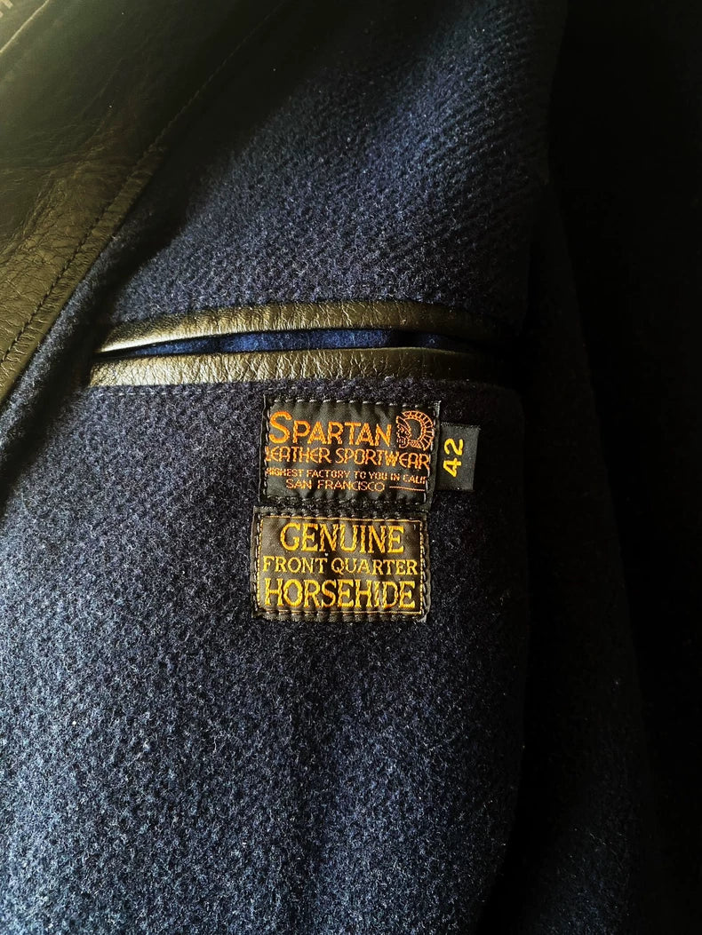 Black Leather Jacket by Freewheelers