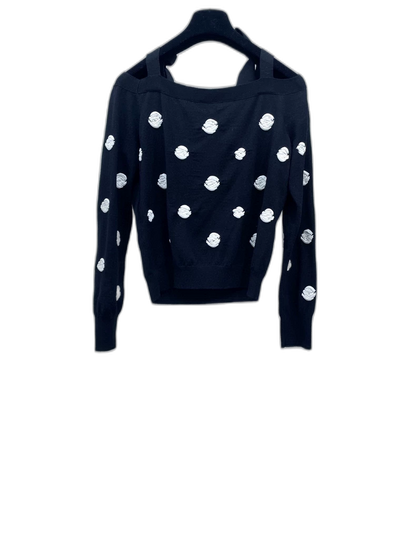 Chanel Shoulder Knit with Bow Design