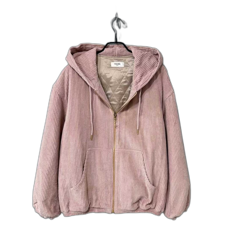 Pink Corduroy Jacket by Celine