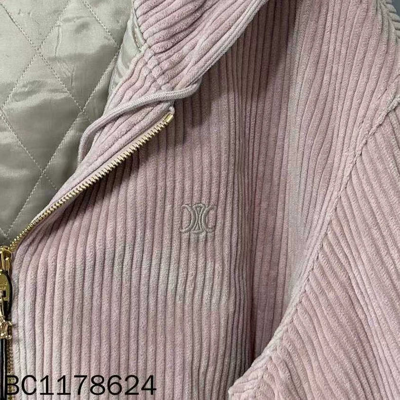 Pink Corduroy Jacket by Celine