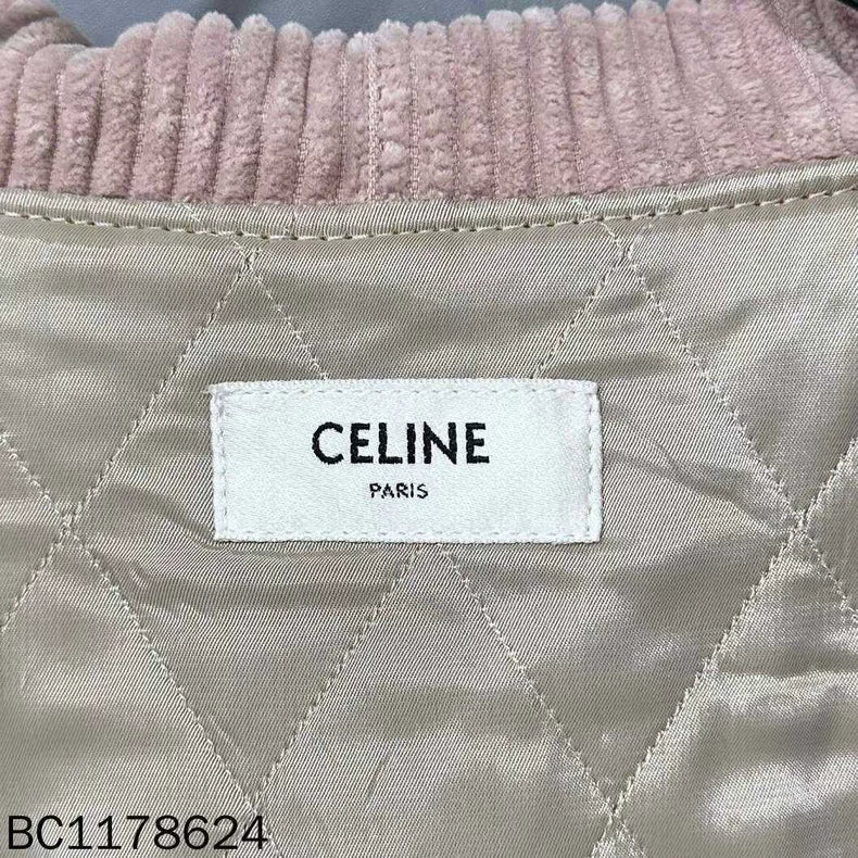 Pink Corduroy Jacket by Celine