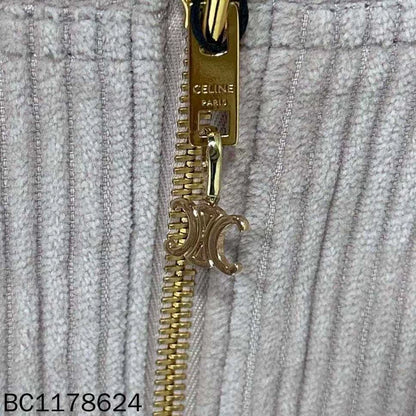 Pink Corduroy Jacket by Celine