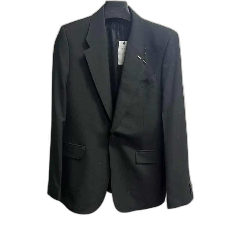 Givenchy Black Lightweight Wool Suit Jacket