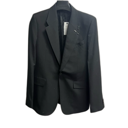 Givenchy Black Lightweight Wool Suit Jacket