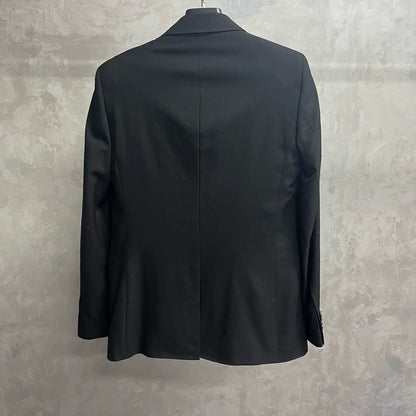 Givenchy Black Lightweight Wool Suit Jacket
