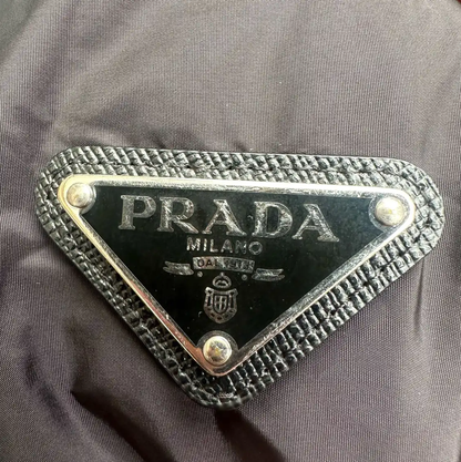 Prada Black Cotton Long Sleeve Jacket