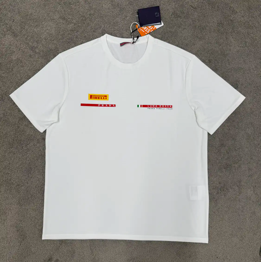 Prada White Cotton T-Shirt for Men