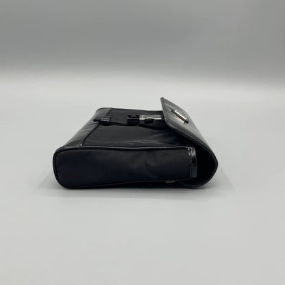 Prada Nylon and Leather Crossbody Bag