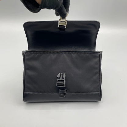 Prada Nylon and Leather Crossbody Bag