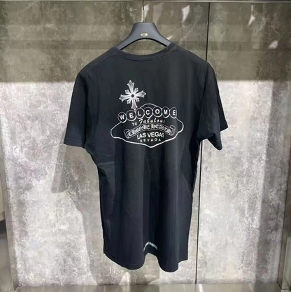 Chrome Hearts Black Cotton T-Shirt for Men 0089
