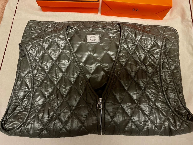 Hermes Quilted Vest in Black Color
