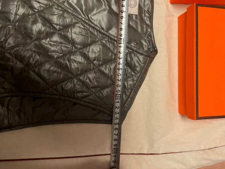 Hermes Quilted Vest in Black Color