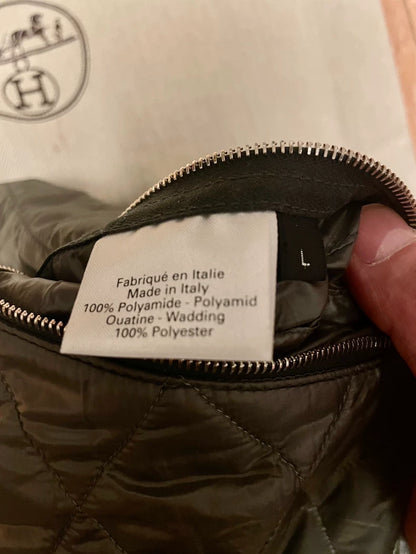 Hermes Quilted Vest in Black Color