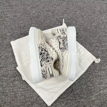 Dior Animal Print Canvas Sneakers