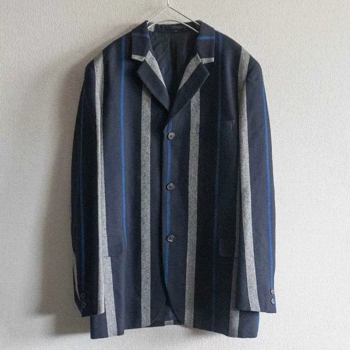 1990s Wool Striped Suit Set by Yohji Yamamoto
