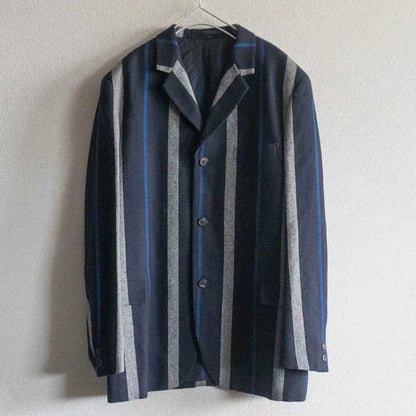 1990s Wool Striped Suit Set by Yohji Yamamoto