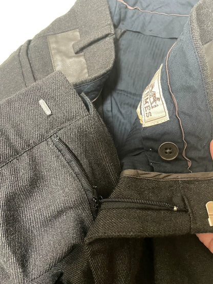 Hermes Men's Wool Casual Pants