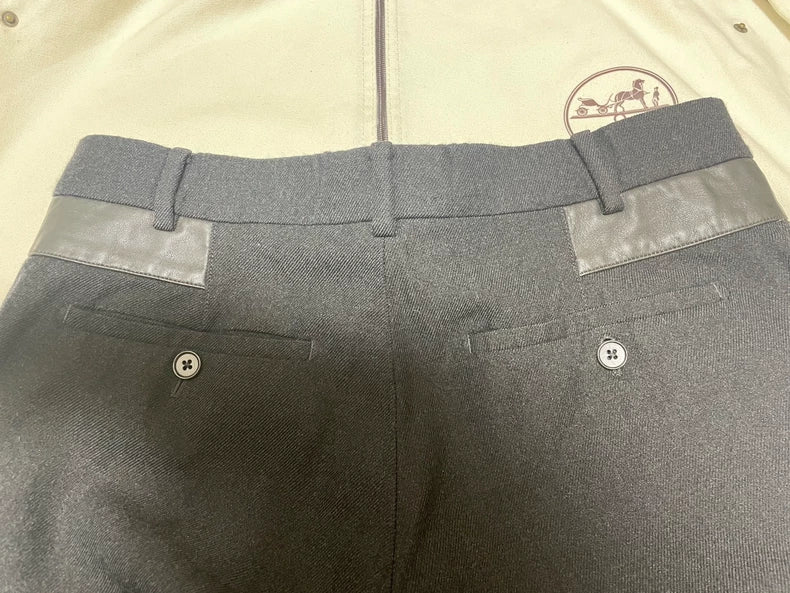 Hermes Men's Wool Casual Pants