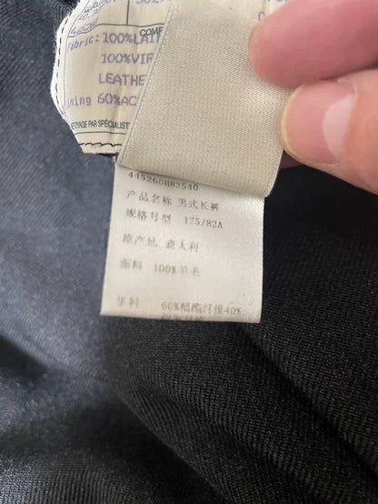 Hermes Men's Wool Casual Pants