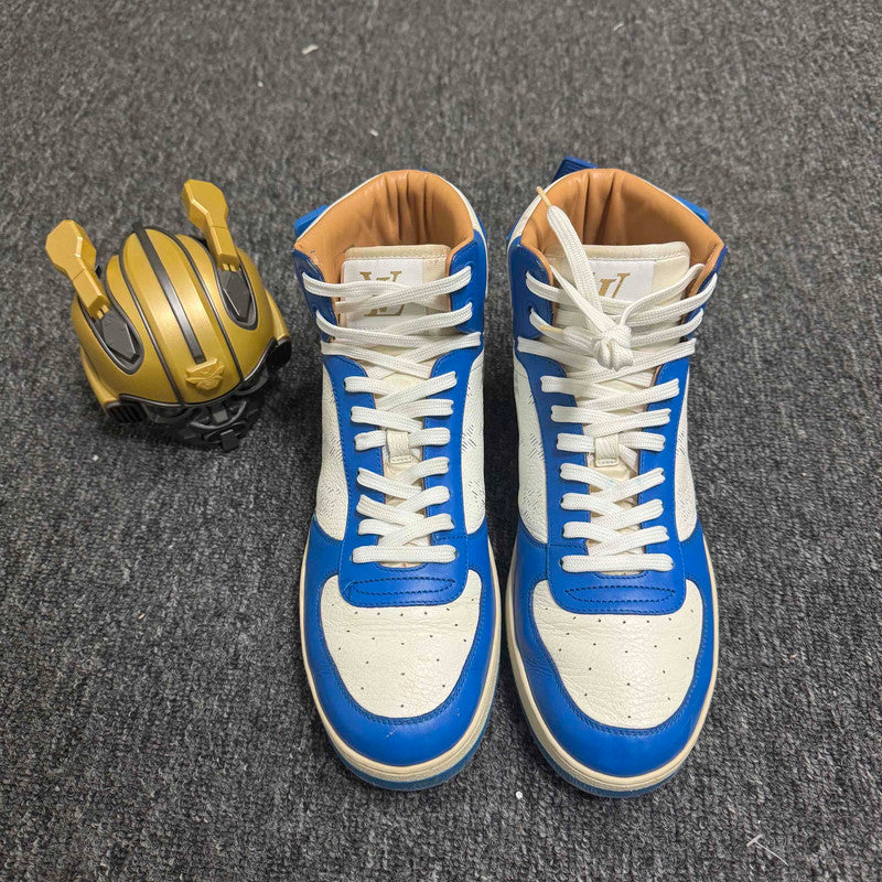 Louis Vuitton Rivoli Blue and White Sneakers 0079