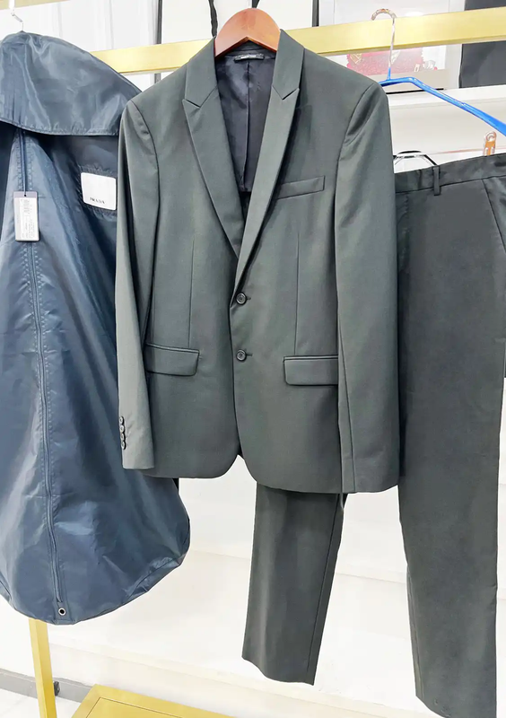 Prada Black Wool Short Jacket for Men