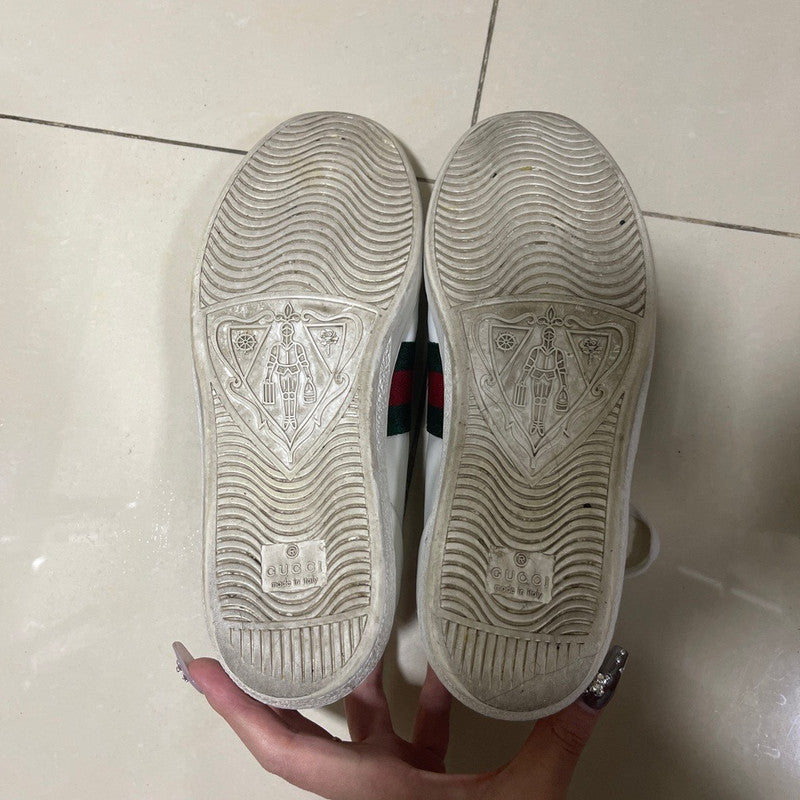 Gucci ACE Leather Bee Fashion Sneakers 0079