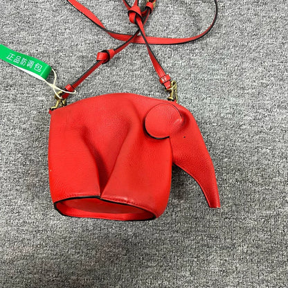 Loewe Elephant Mini Bag Red Color