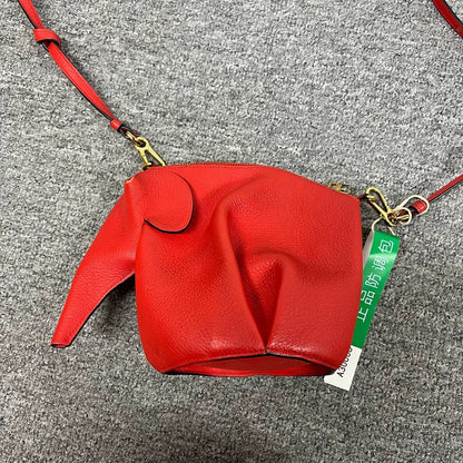 Loewe Elephant Mini Bag Red Color