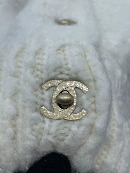 White Teddy Coat by Chanel