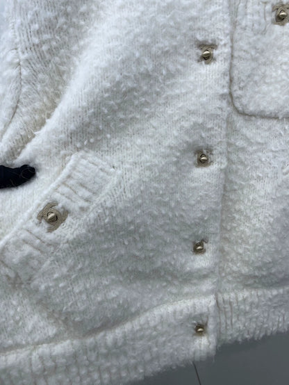 White Teddy Coat by Chanel