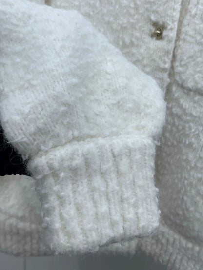 White Teddy Coat by Chanel