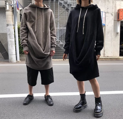 Rick Owens Oversized Hoodie in Green