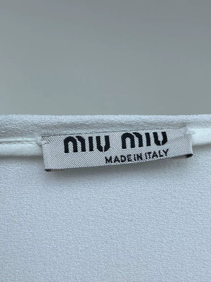 White Lace Trim Shirt