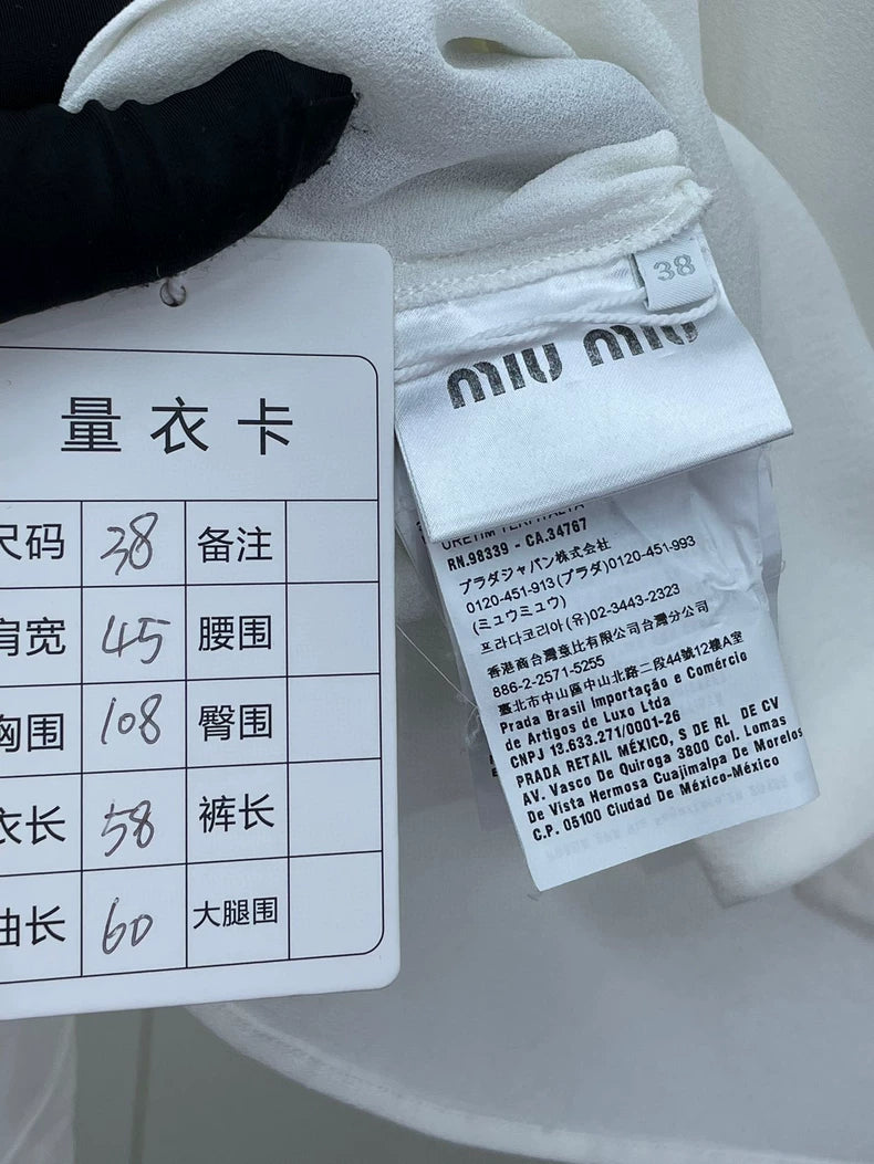 White Lace Trim Shirt