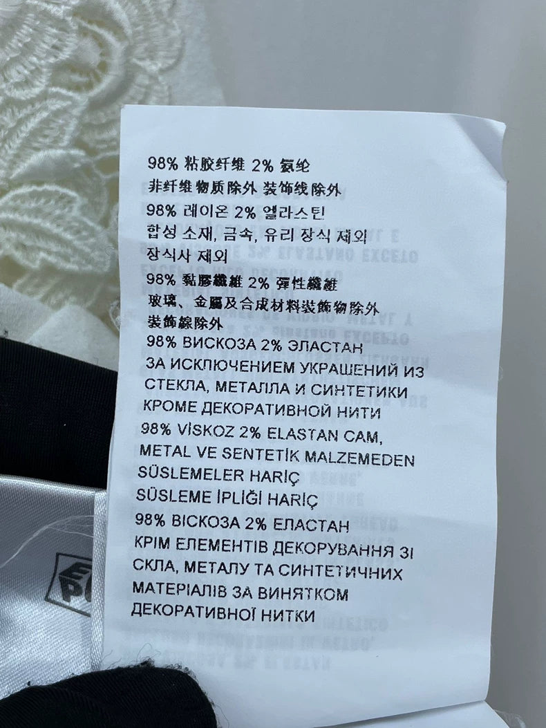 White Lace Trim Shirt