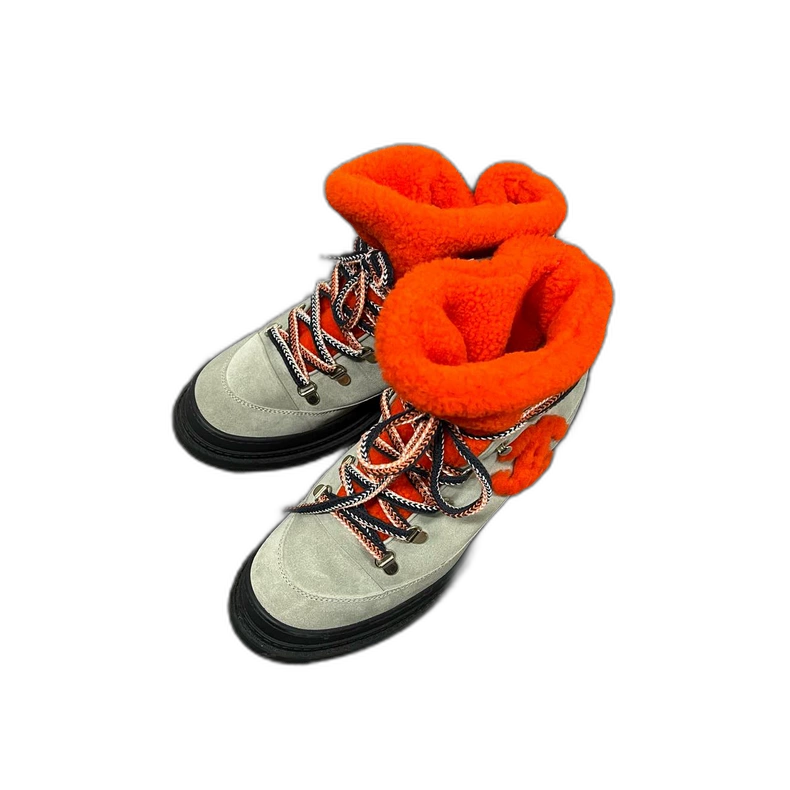 Chanel Plush Double C Mountain Boots