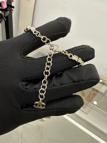 Pink Safety Pin Brooch Necklace